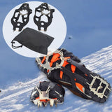 Maxbell Winter Shoe Crampons Gift Portable Shoe Grips for Ice Fishing