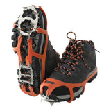 Maxbell Winter Shoe Crampons Gift Portable Shoe Grips for Ice Fishing
