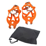 Maxbell Winter Shoe Crampons Gift Portable Shoe Grips for Ice Fishing