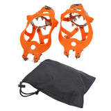 Maxbell Winter Shoe Crampons Gift Portable Shoe Grips for Ice Fishing