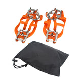 Maxbell Winter Shoe Crampons Gift Portable Shoe Grips for Ice Fishing