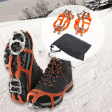 Maxbell Winter Shoe Crampons Gift Portable Shoe Grips for Ice Fishing