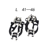 Maxbell Winter Shoe Crampons Gift Portable Shoe Grips for Ice Fishing