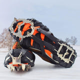 Maxbell Winter Shoe Crampons Gift Portable Shoe Grips for Ice Fishing