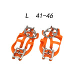 Maxbell Winter Shoe Crampons Gift Portable Shoe Grips for Ice Fishing