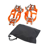 Maxbell Winter Shoe Crampons Gift Portable Shoe Grips for Ice Fishing