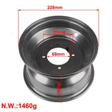 Maxbell Wheel Rim for Tough Terrains Replacement Part Lightweight Steel with 4 Holes Front