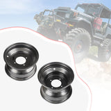 Maxbell Wheel Rim for Tough Terrains Replacement Part Lightweight Steel with 4 Holes Front