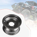 Maxbell Wheel Rim for Tough Terrains Replacement Part Lightweight Steel with 4 Holes Front