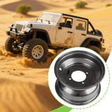 Maxbell Wheel Rim for Tough Terrains Replacement Part Lightweight Steel with 4 Holes Front