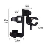 Maxbell Stroller Cup Holder Universal Water Bottle Holder for Walkers Bikes Trolleys