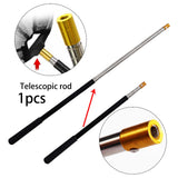 Maxbell Retractable Landing Net Rod Non Slip Handle Tool Telescopic Fishing Net Pole 41cm to 150cm