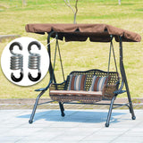 Maxbell 2 Pieces Swing Spring Decor Versatile Accessories for Patio Boxing Bag Porch with Anti Noise Mat