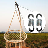 Maxbell 2 Pieces Swing Spring Decor Versatile Accessories for Patio Boxing Bag Porch with Anti Noise Mat