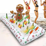 Maxbell Inflatable Cooler Christmas Decor Ice Bucket for Beach Picnic Indoor Outdoor