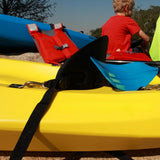 Maxbell Kayak Back Adjustable Strap Supplies Comfy Back Pad for Kayaking Rafting Men