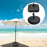 Maxbell Parasol Base Stand Weight Patio Umbrella Base for Balcony Courtyard Backyard Square 48x48x14cm