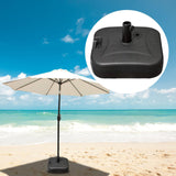 Maxbell Parasol Base Stand Weight Patio Umbrella Base for Balcony Courtyard Backyard Square 48x48x14cm