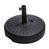Maxbell Parasol Base Stand Weight Patio Umbrella Base for Balcony Courtyard Backyard Round 55x55x14.5cm