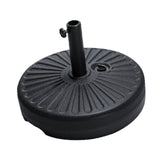 Maxbell Parasol Base Stand Weight Patio Umbrella Base for Balcony Courtyard Backyard Round 55x55x14.5cm