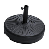 Maxbell Parasol Base Stand Weight Patio Umbrella Base for Balcony Courtyard Backyard Round 55x55x14.5cm