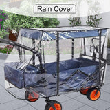 Maxbell Rain Cover for Wagon Portable with Zipper Canopy for Camping Shopping Picnic