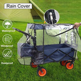 Maxbell Rain Cover for Wagon Portable with Zipper Canopy for Camping Shopping Picnic