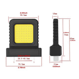 Maxbell Outdoor Work Lamp Durability Flood Lighting for Factories Emergency Outdoors red back