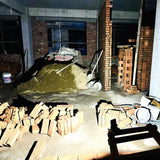 Maxbell Outdoor Work Lamp Durability Flood Lighting for Factories Emergency Outdoors red back