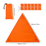 Maxbell Visibility Safety Blind Panel Strips Signs Set for Backpacking Tents Outdoor