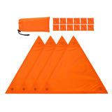 Maxbell Visibility Safety Blind Panel Strips Signs Set for Backpacking Tents Outdoor