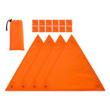 Maxbell Visibility Safety Blind Panel Strips Signs Set for Backpacking Tents Outdoor