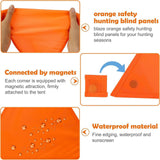 Maxbell Visibility Safety Blind Panel Strips Signs Set for Backpacking Tents Outdoor