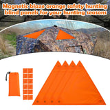 Maxbell Visibility Safety Blind Panel Strips Signs Set for Backpacking Tents Outdoor
