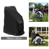 Maxbell Wheelchair Cover Sun Protection Snowproof Rainproof Black for Travel Outdoor Height 100 cm