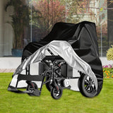 Maxbell Wheelchair Cover Sun Protection Snowproof Rainproof Black for Travel Outdoor Height 100 cm