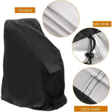Maxbell Wheelchair Cover Sun Protection Snowproof Rainproof Black for Travel Outdoor Height 130 cm