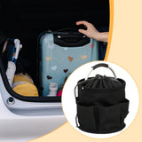 Maxbell Picnic Basket Foldable Grocery Basket for Outdoor Indoor Gardening Women Men Black