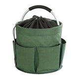 Maxbell Picnic Basket Foldable Grocery Basket for Outdoor Indoor Gardening Women Men Green