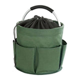 Maxbell Picnic Basket Foldable Grocery Basket for Outdoor Indoor Gardening Women Men Green