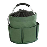 Maxbell Picnic Basket Foldable Grocery Basket for Outdoor Indoor Gardening Women Men Green