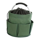 Maxbell Picnic Basket Foldable Grocery Basket for Outdoor Indoor Gardening Women Men Green