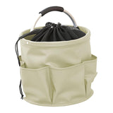 Maxbell Picnic Basket Foldable Grocery Basket for Outdoor Indoor Gardening Women Men Apricot Gray