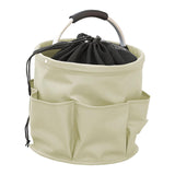 Maxbell Picnic Basket Foldable Grocery Basket for Outdoor Indoor Gardening Women Men Apricot Gray