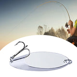 Maxbell Fishing Spoon Metal Jig Lure Sturdy Casting Spoon for Crappie Salmon Catfish
