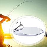 Maxbell Fishing Spoon Metal Jig Lure Sturdy Casting Spoon for Crappie Salmon Catfish