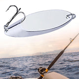 Maxbell Fishing Spoon Metal Jig Lure Sturdy Casting Spoon for Crappie Salmon Catfish