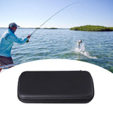 Maxbell Fishing Tackle Box Versatile Practical Accessory Gift Sturdy Fly Fishing Box Black