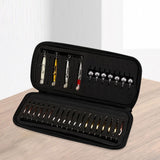 Maxbell Fishing Tackle Box Versatile Practical Accessory Gift Sturdy Fly Fishing Box Black