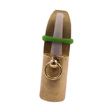 Maxbell Deer Game Call Sturdy Small Metal Brass Muntjac Whistle for Outdoor Survival